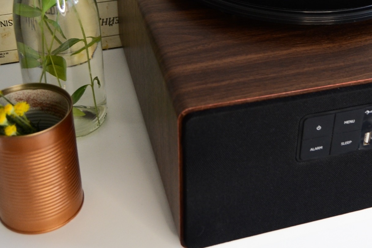 Вініловий програвач Auna Cube Wood з Bluetooth, USB, FM, DAB, WiFi, інтернет-радіо - Зображення 11