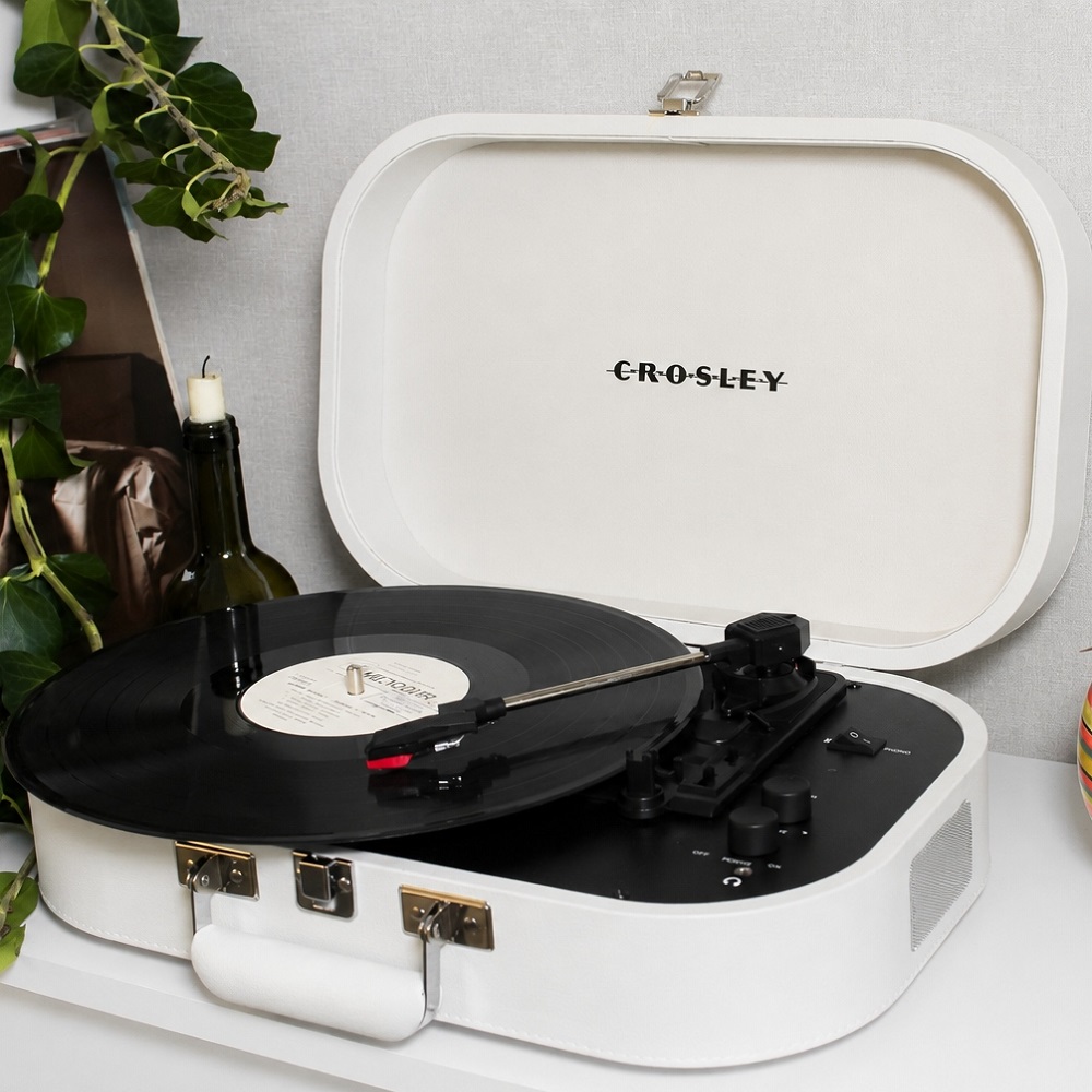 Вініловий програвач Crosley Discovery White Sand Bluetooth