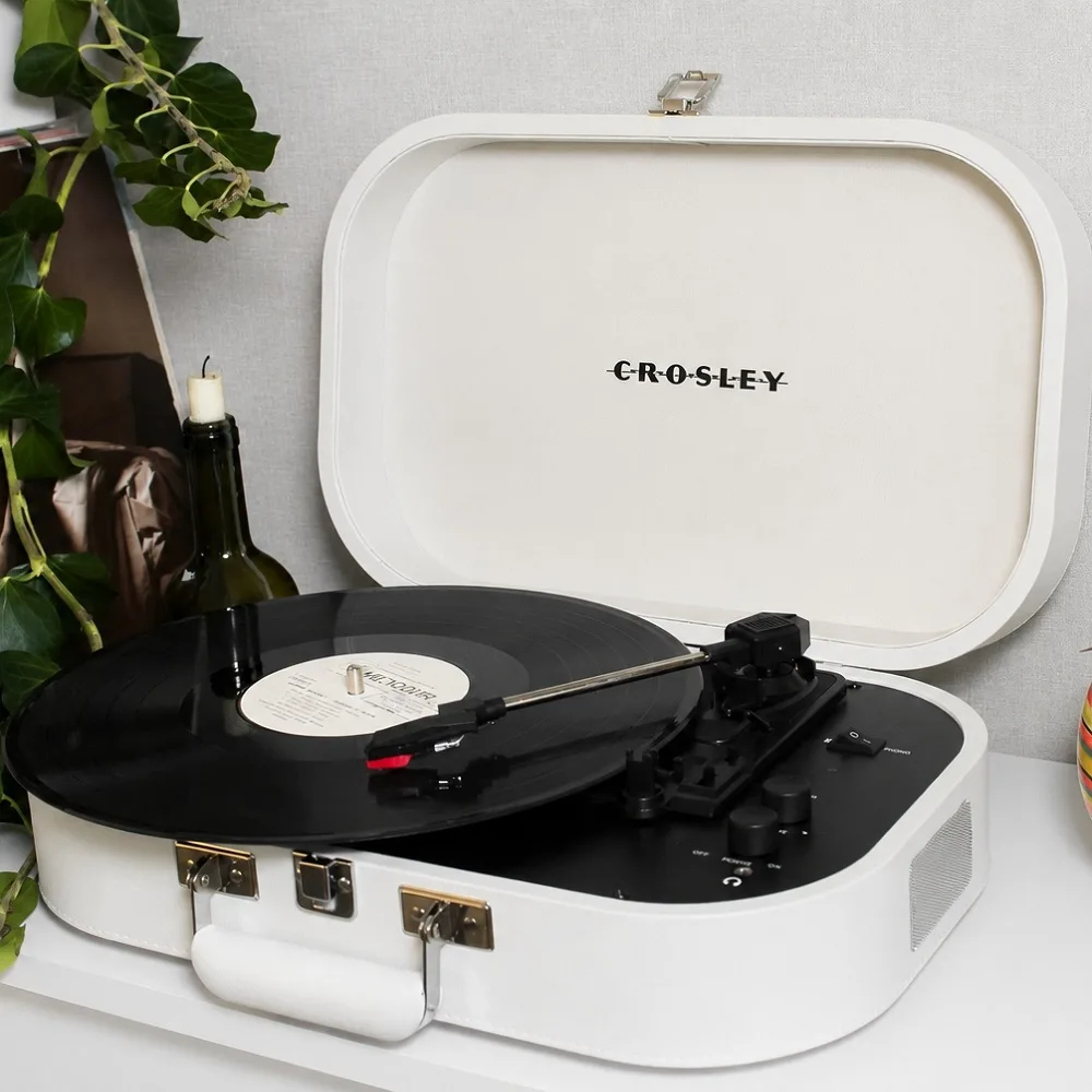 Вініловий програвач Crosley Discovery White Sand Bluetooth