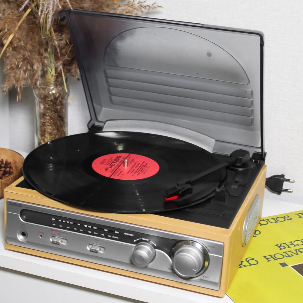 Вініловий програвач Shimo Wood + FM для всіх платівок Уцінка!