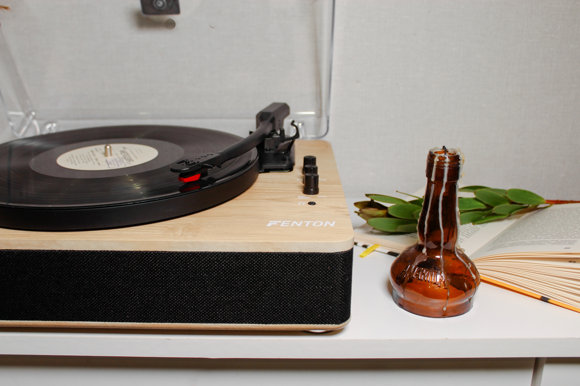 Вініловий програвач Fenton TT Classic Plus Light Wood з Bluetooth, USB - Зображення 11