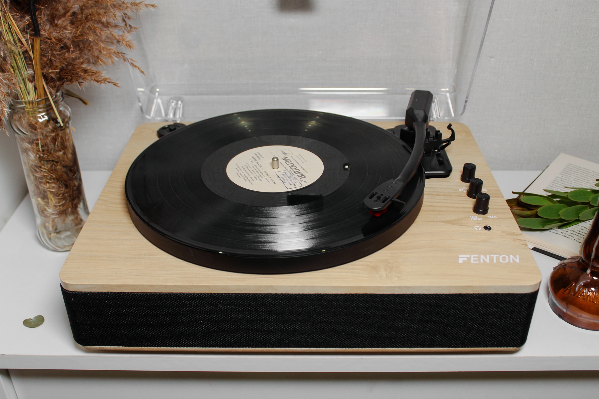 Вініловий програвач Fenton TT Classic Plus Light Wood з Bluetooth, USB - Зображення 12