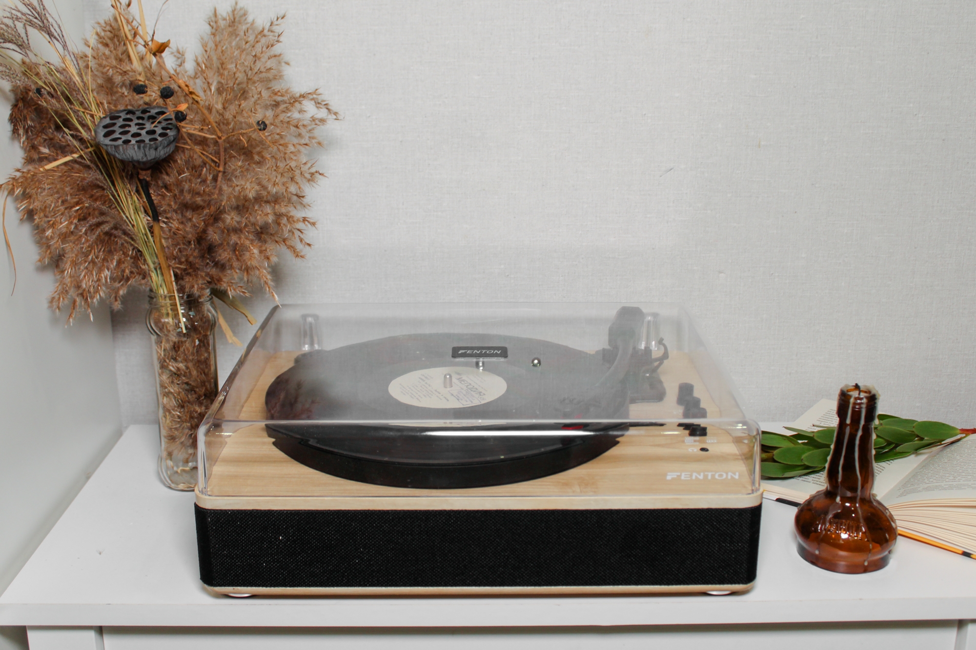 Вініловий програвач Fenton TT Classic Plus Light Wood з Bluetooth, USB - Зображення 16