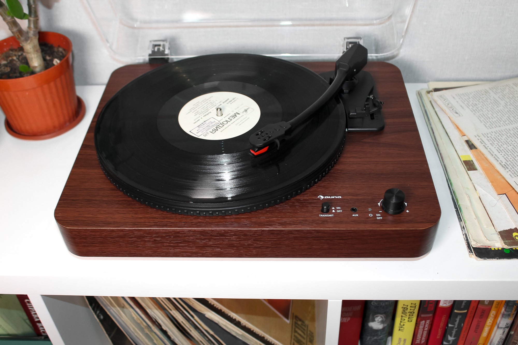 Вініловий програвач Auna TT-Classic Light Wood - Зображення 5