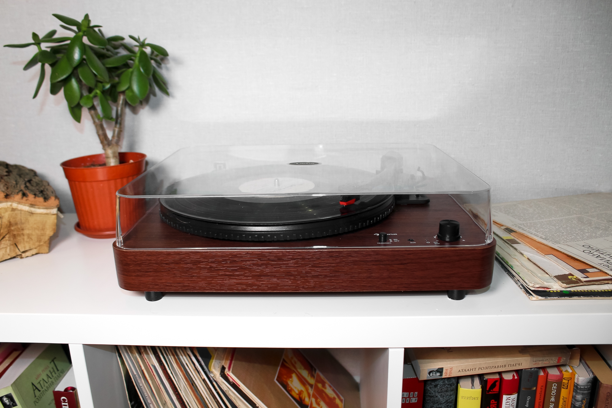 Вініловий програвач Auna TT-Classic Light Wood - Зображення 9