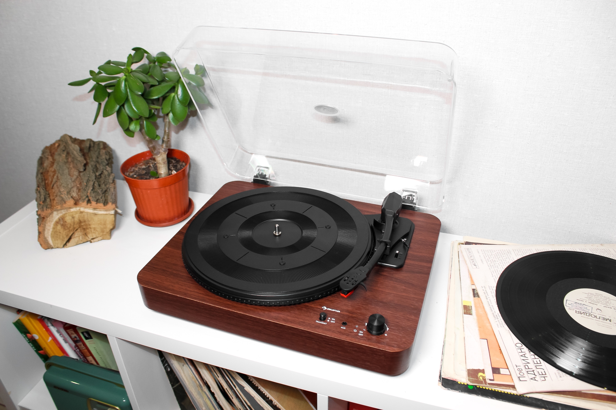 Вініловий програвач Auna TT-Classic Light Wood - Зображення 12