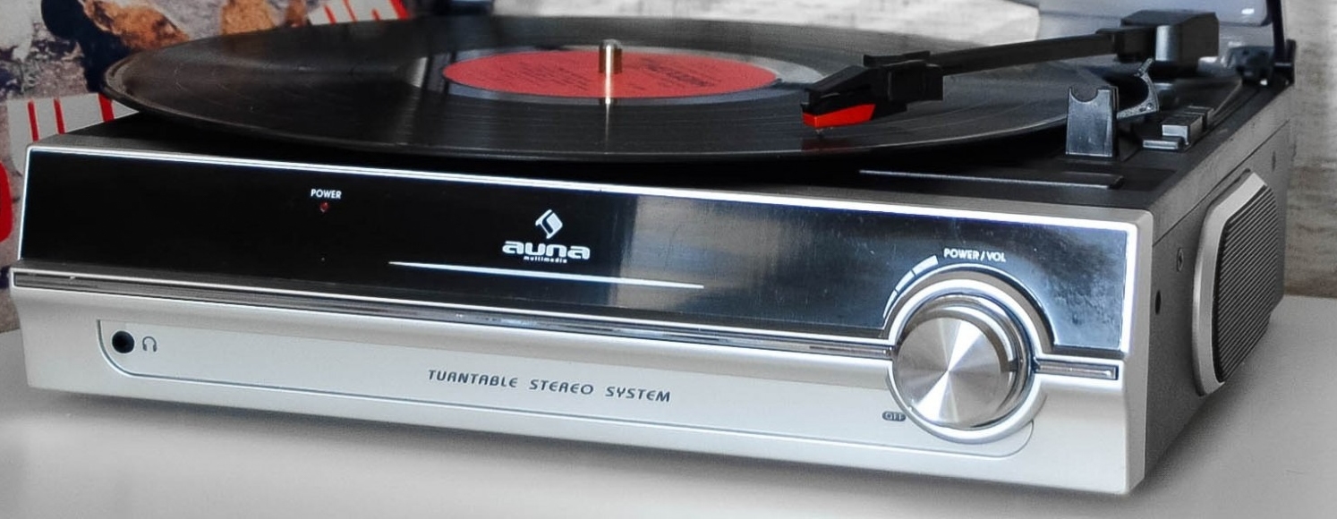 Програвач вінілу Auna TBA-928, вініловий програвач з вбудованими колонками Уцінка - Зображення 9