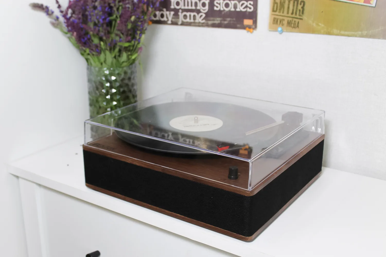 Вініловий програвач Fenton TT Classic Simple Wood з Bluetooth - Зображення 8