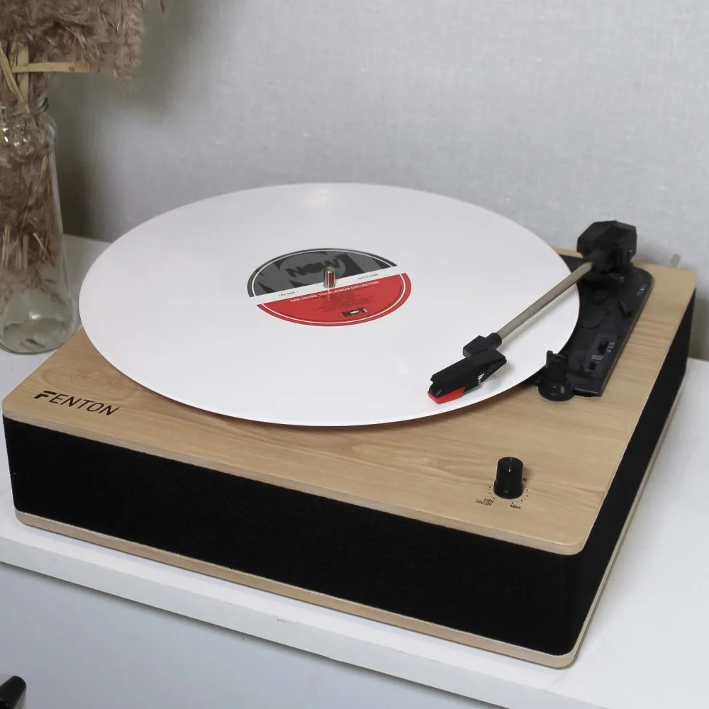Вініловий програвач Fenton TT Classic Simple Light Wood з Bluetooth (без кришки)