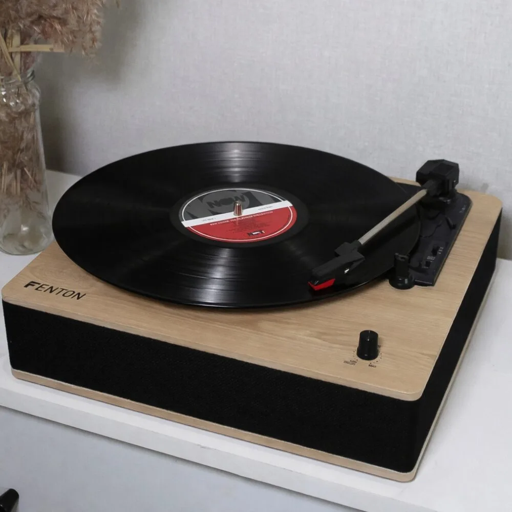 Вініловий програвач Fenton TT Classic Simple Light Wood з Bluetooth (без кришки)