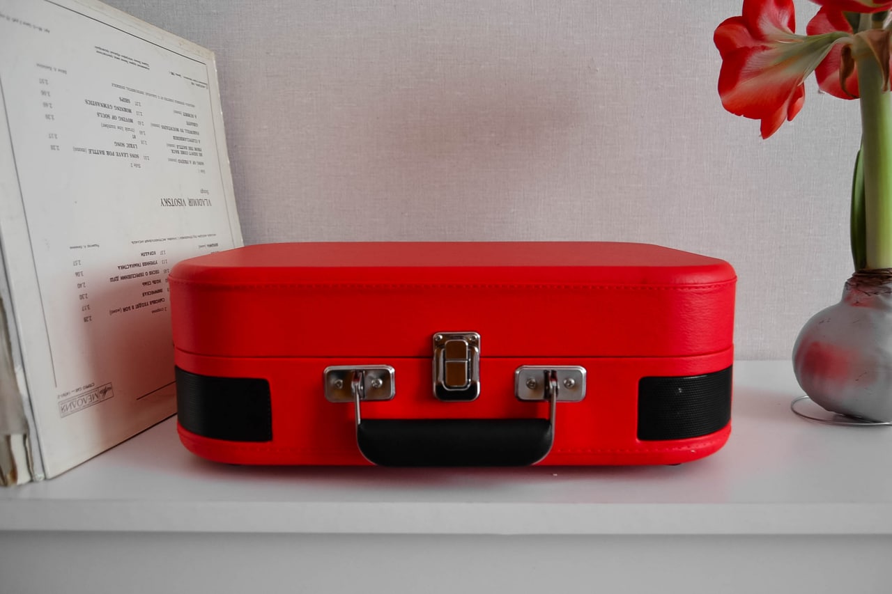 Вініловий програвач Muse Red з Bluetooth та USB - Зображення 6