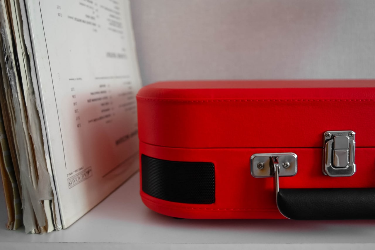 Вініловий програвач Muse Red з Bluetooth та USB - Зображення 7