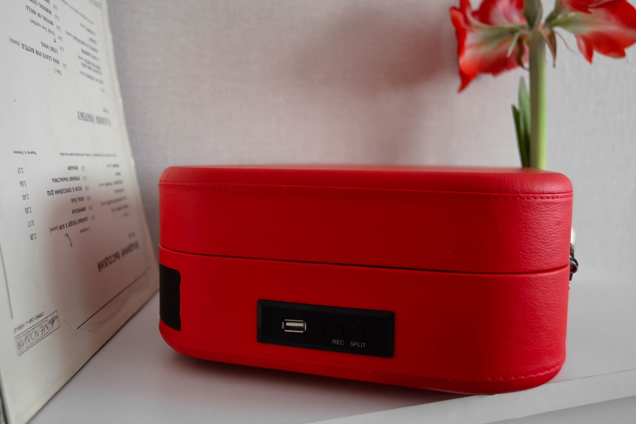 Вініловий програвач Muse Red з Bluetooth та USB - Зображення 10