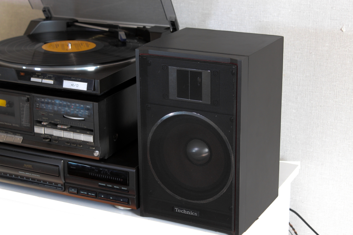 Вініловий програвач автоматичний Technics SL-JS1 +магнітофон, CD підсилювач, фонокоректор, колонки - Зображення 11