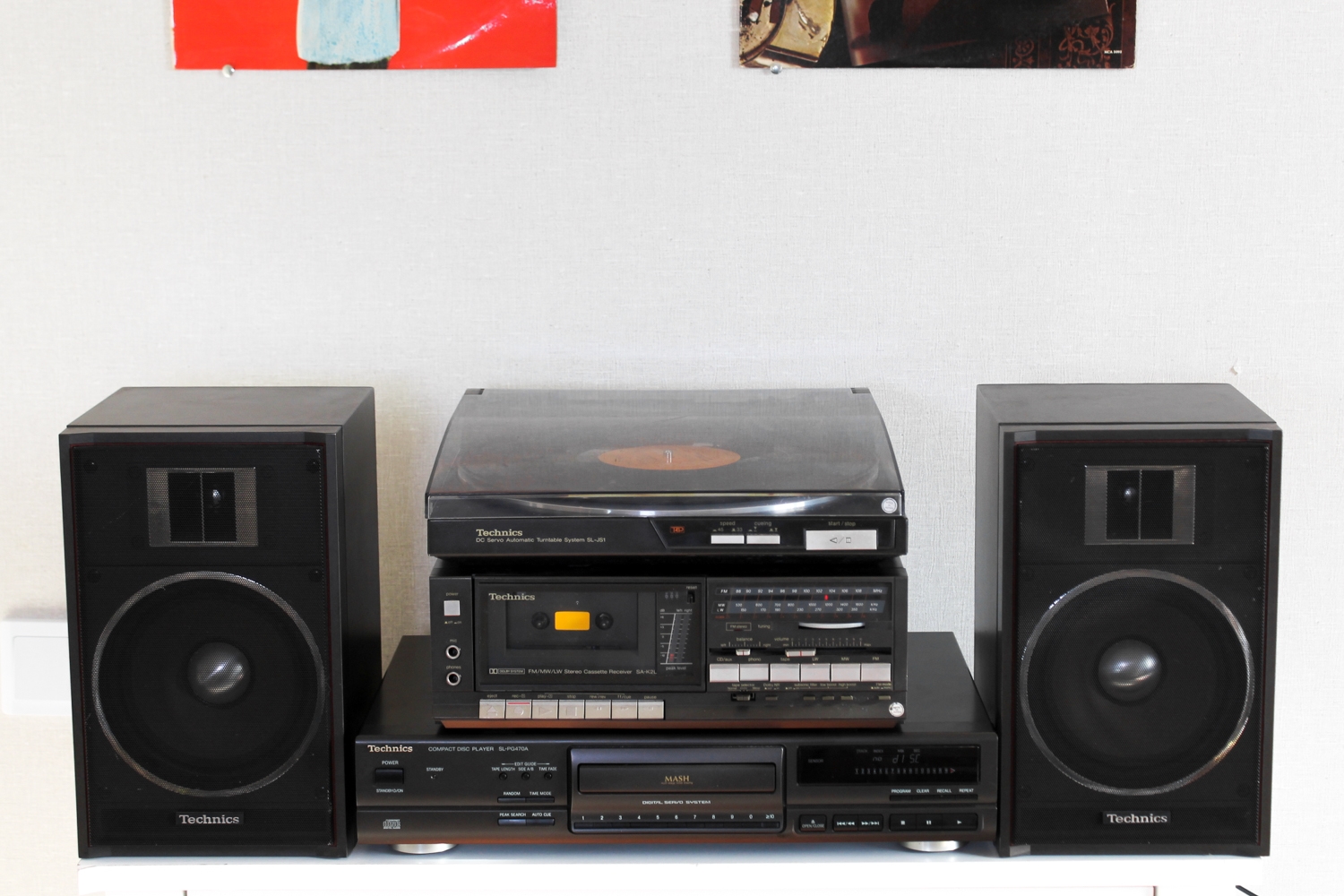 Вініловий програвач автоматичний Technics SL-JS1 +магнітофон, CD підсилювач, фонокоректор, колонки - Зображення 19