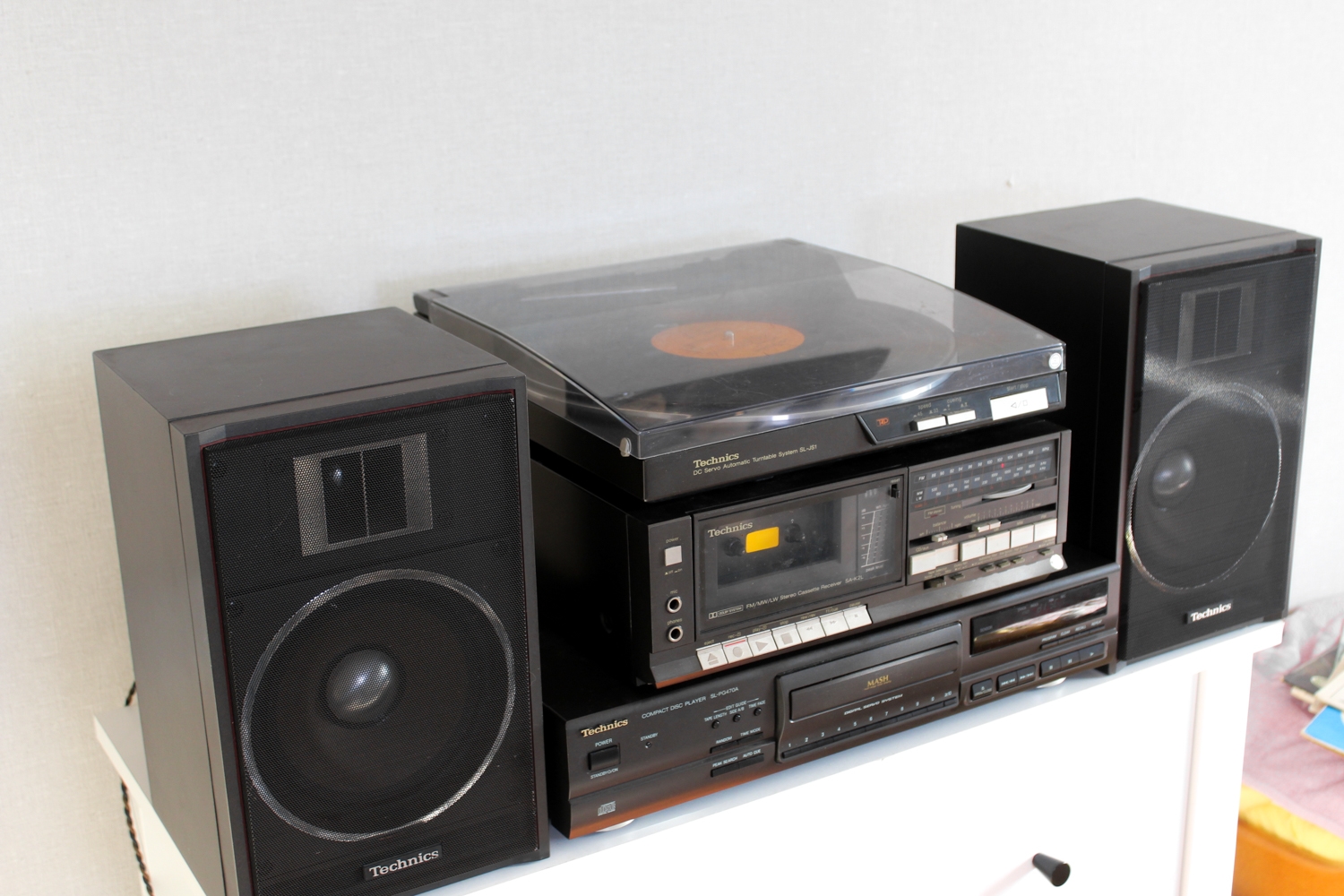 Вініловий програвач автоматичний Technics SL-JS1 +магнітофон, CD підсилювач, фонокоректор, колонки - Зображення 22