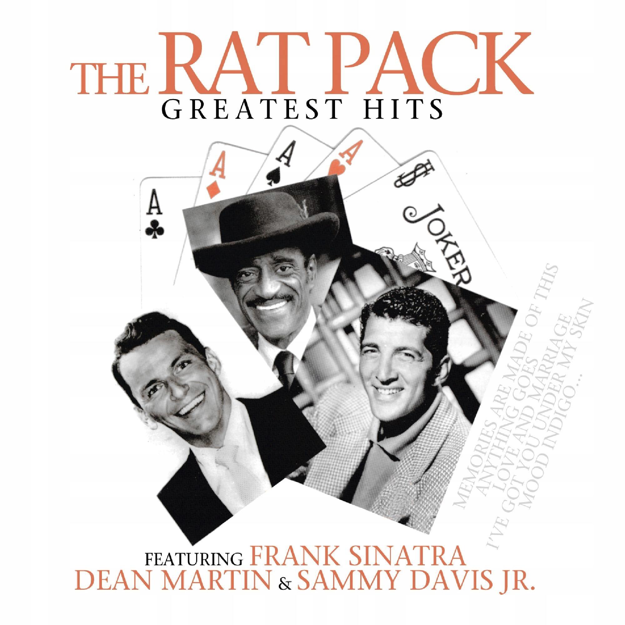 Вінілова платівка The Rat Pack - Greatest Hits LP 12'': Frank Sinatra, Dean Martin, Sammy Davis Jr збірник ностальгічних пісень