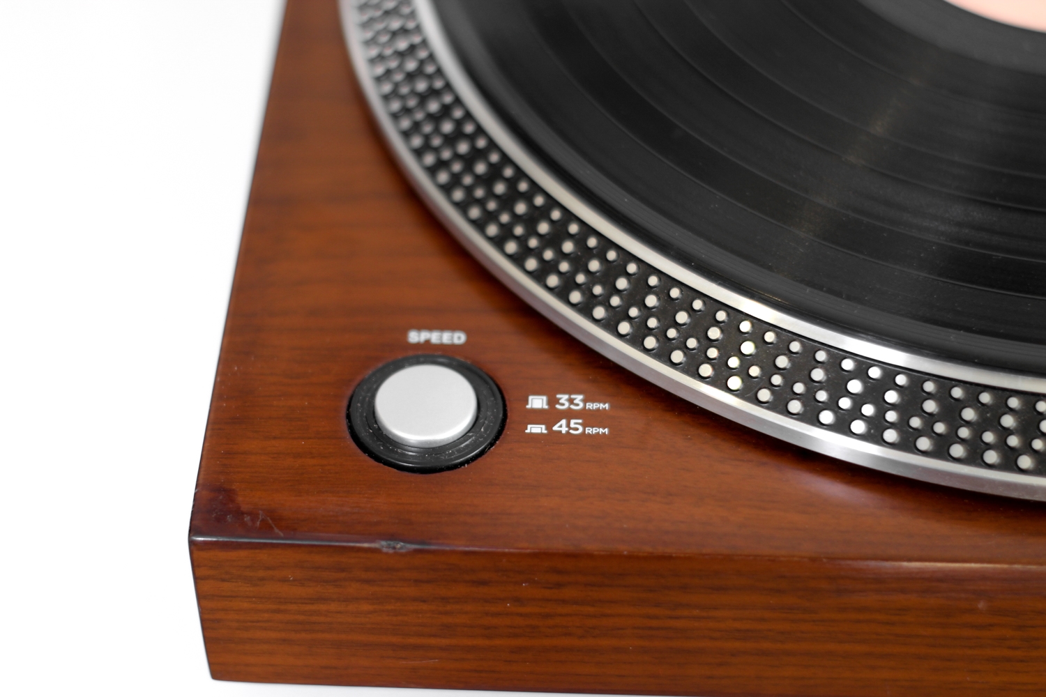 Програвач вініловий Lenco L-90x з противагою тонарма, антискейтингом, антивібраціний Уцінка - Зображення 7