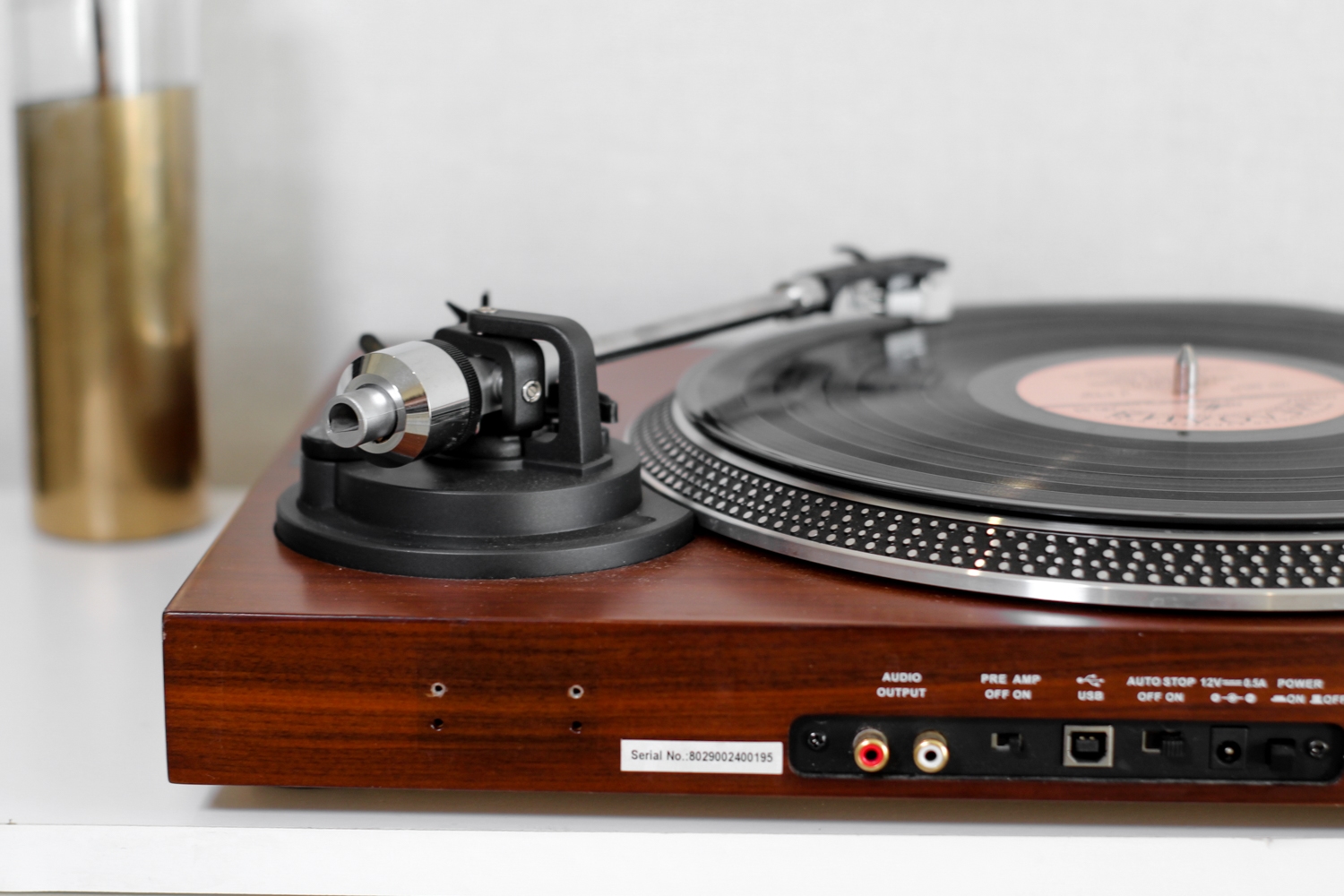 Програвач вініловий Lenco L-90x з противагою тонарма, антискейтингом, антивібраціний Уцінка - Зображення 11