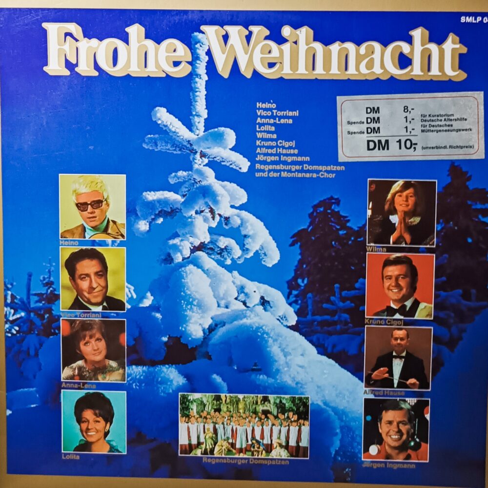 Вінілова платівка Різдвяна Frohe Weihnacht - Silent night - Christmas EX (різдвяне, хор, німецькою)
