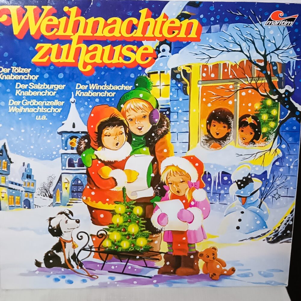 Вінілова платівка Weihnachten zuhause - Silent night - Christmas - NM (різдвяне, хор, німецькою)