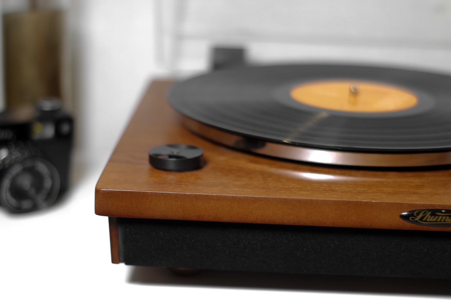 Вініловий програвач Shuman Wood Bluetooth IN, колонки вбудовані Уцінка - Зображення 6