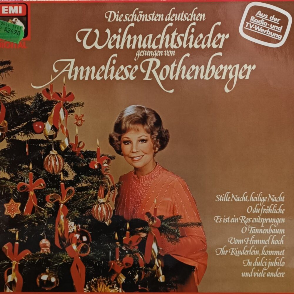 Вінілова платівка Christmas Anneliese Rothenberger - Silent Night - NM (різдвяне, німецькою)