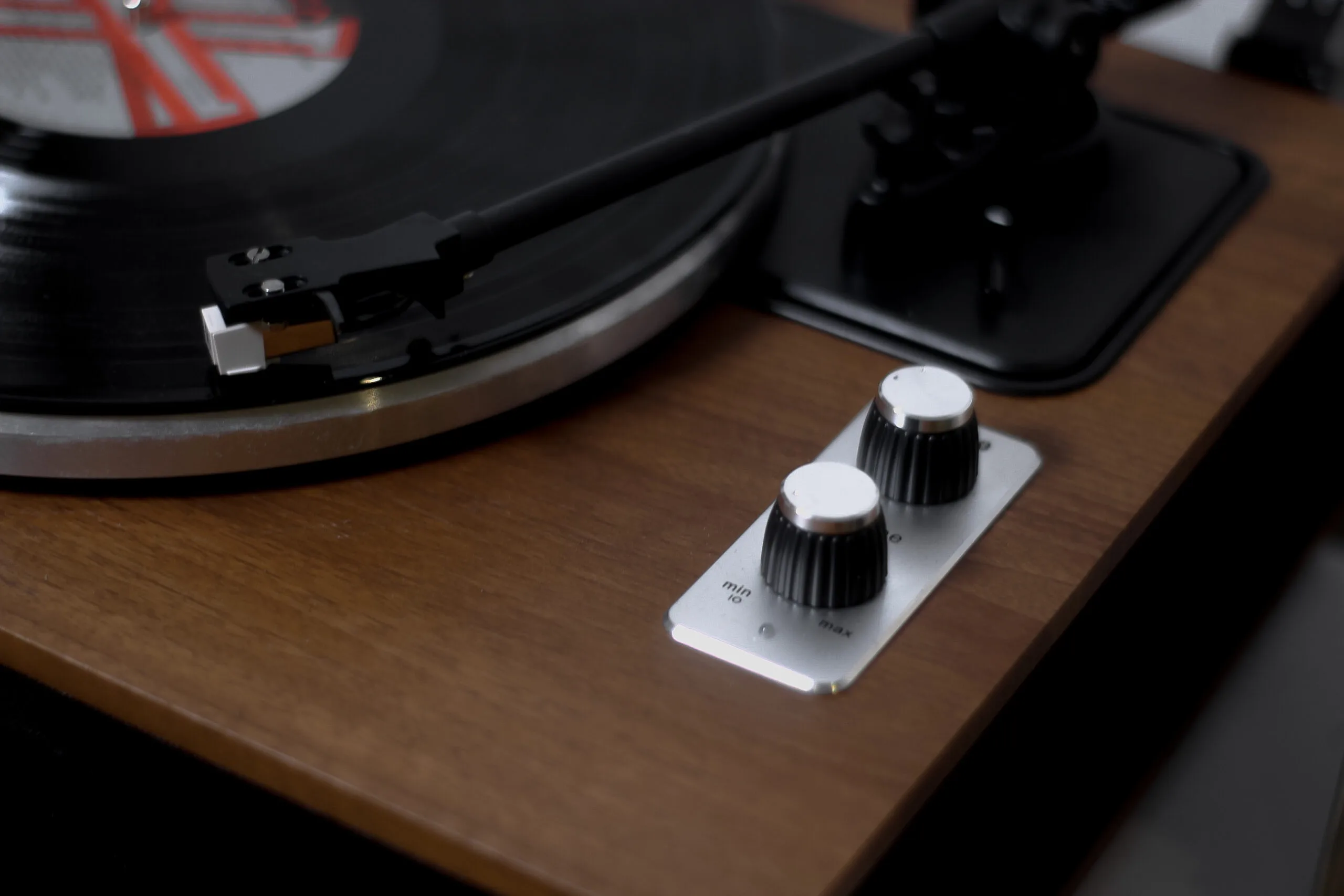Вініловий програвач Angel Horn Wood з Bluetooth, голка Audio-Technica, повнорозміний диск, вбудовані динаміки, противага тонарма - Зображення 3