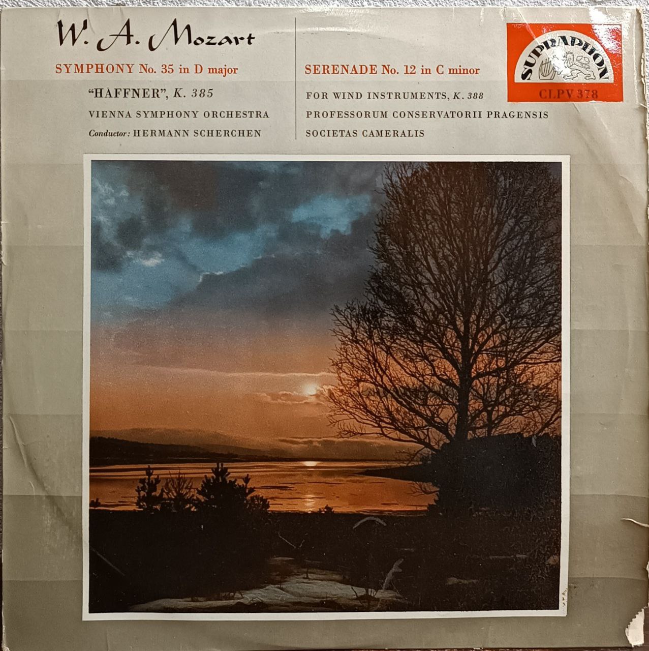 Вінілова платівка класичної музики Wolfgang Amadeus Mozart – симфонія 35,12 EX