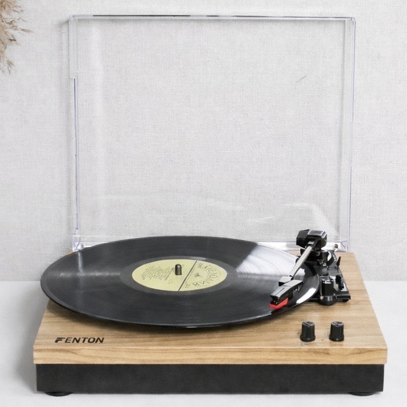 Вініловий програвач Fenton TT Classic Light Wood з Bluetooth Уцінка