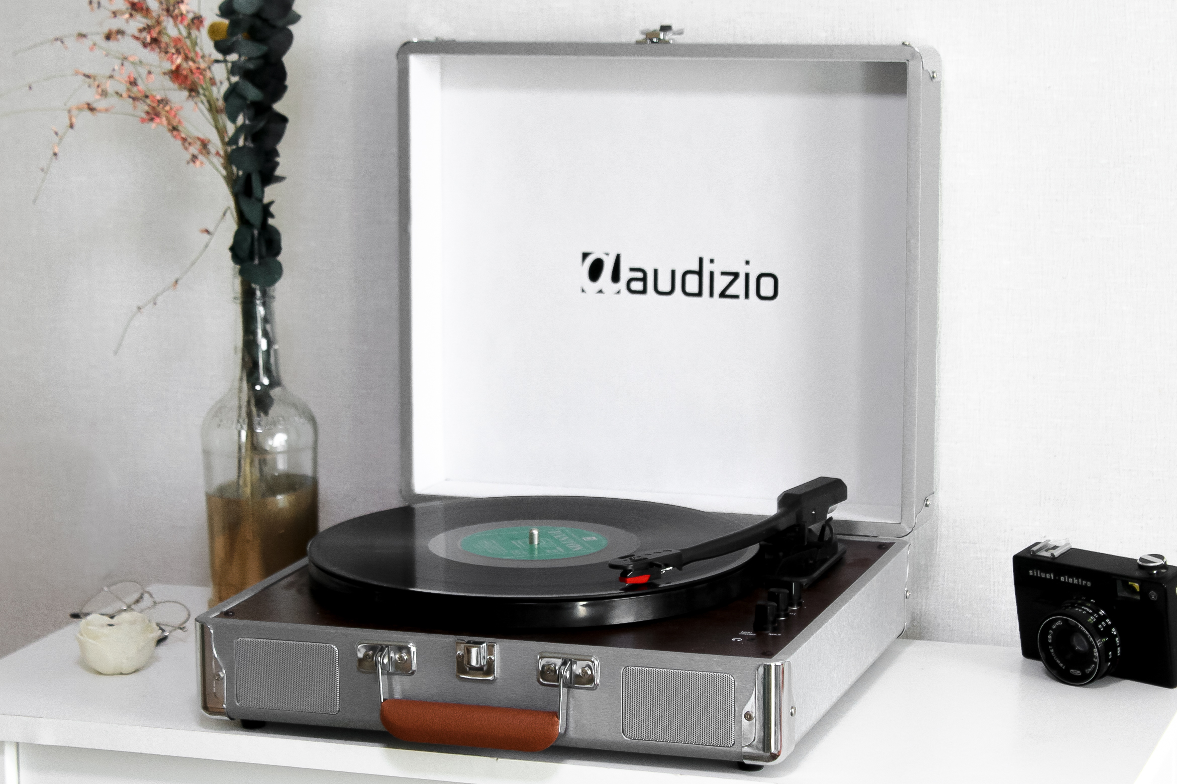 Вініловий програвач Audizio Billy Bob Silver з Bluetooth Уцінка - Зображення 7