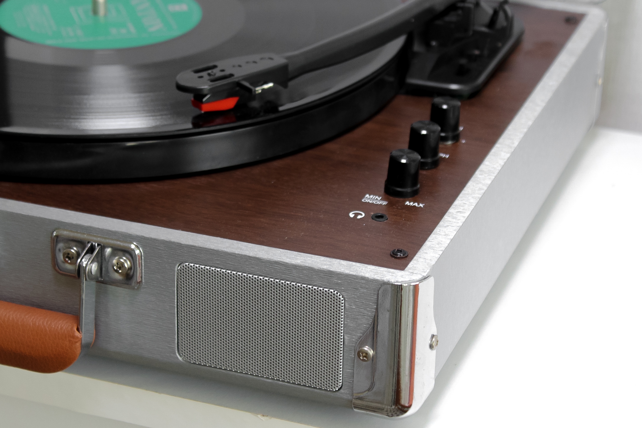 Вініловий програвач Audizio Billy Bob Silver з Bluetooth Уцінка - Зображення 8