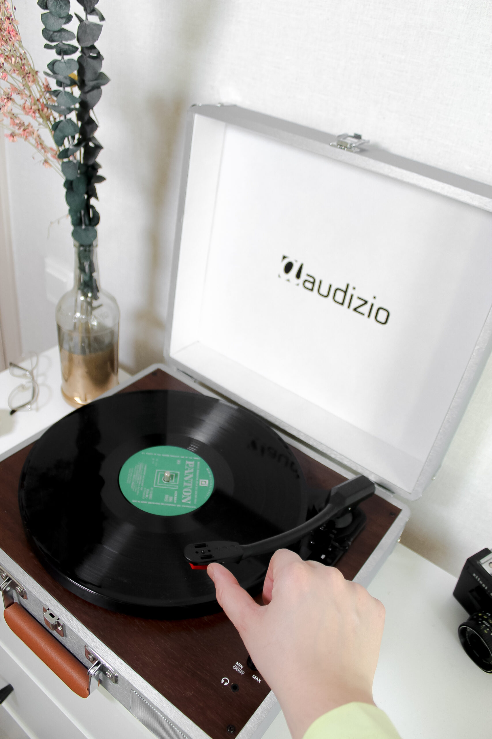 Вініловий програвач Audizio Billy Bob Silver з Bluetooth Уцінка - Зображення 13