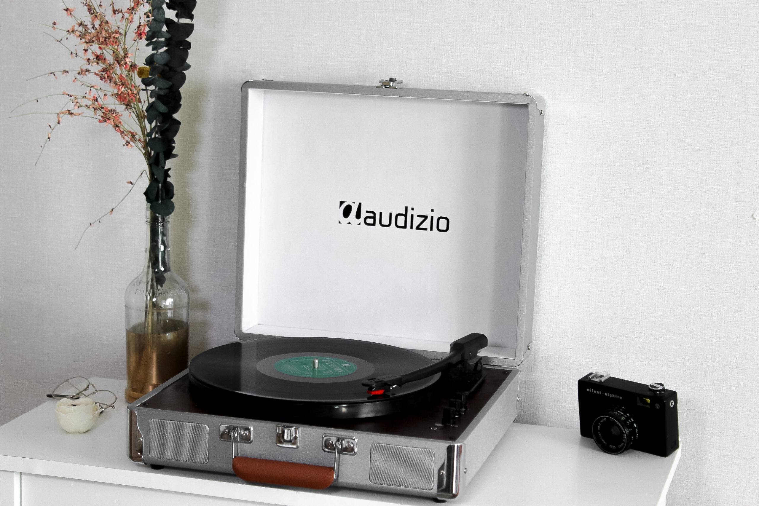 Вініловий програвач Audizio Billy Bob Silver з Bluetooth Уцінка - Зображення 17