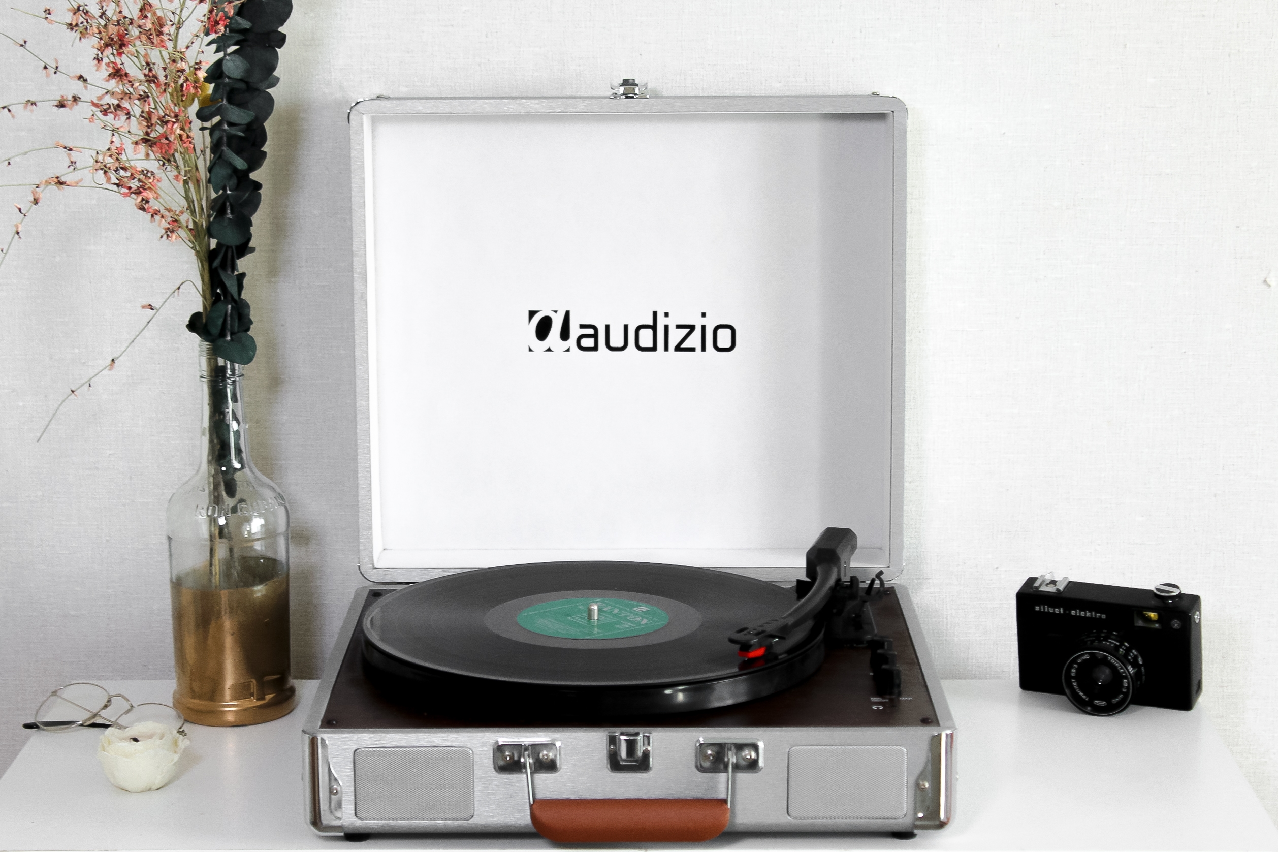 Вініловий програвач Audizio Billy Bob Silver з Bluetooth Уцінка - Зображення 18