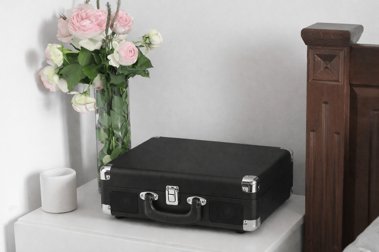 Вініловий програвач Audizio Black з Bluetooth IN/OUT та вбудованими колонками - Зображення 5