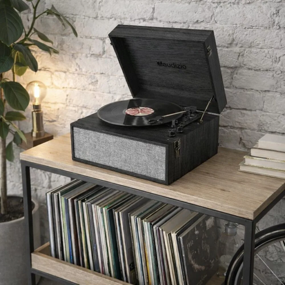 Вініловий програвач Audizio Fremont Black з Bluetooth IN/OUT