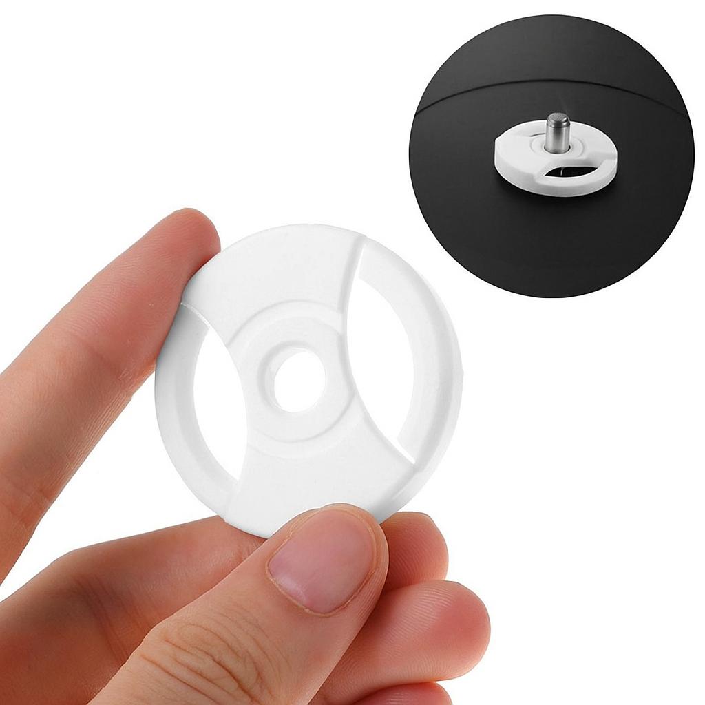 Адаптер на 45 обертів для вінілових платівок 7" перехідник для вінілового програвача для сінглів Білий