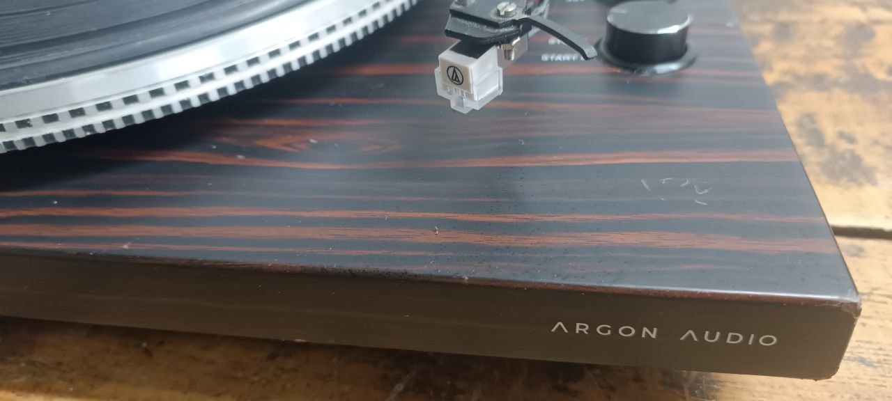 Вініловий програвач Argon Audio TT MK2 Wood, голка Audio-Technica, важкий диск, противага тонарма Уцінка - Зображення 16