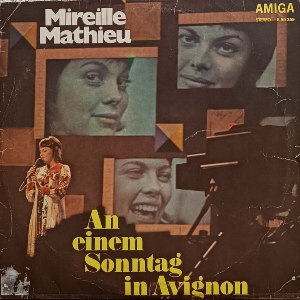 Вінілова платівка французької музики Мірей Матьє Mireille Mathieu – An einem Sonntag in Avignon - VG