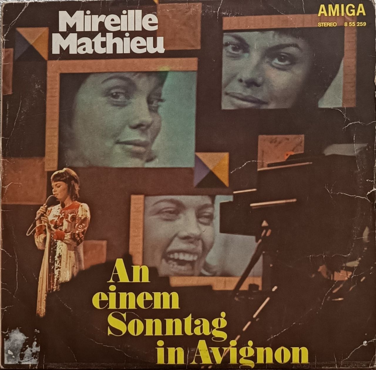 Вінілова платівка французької музики Мірей Матьє Mireille Mathieu – An einem Sonntag in Avignon - VG