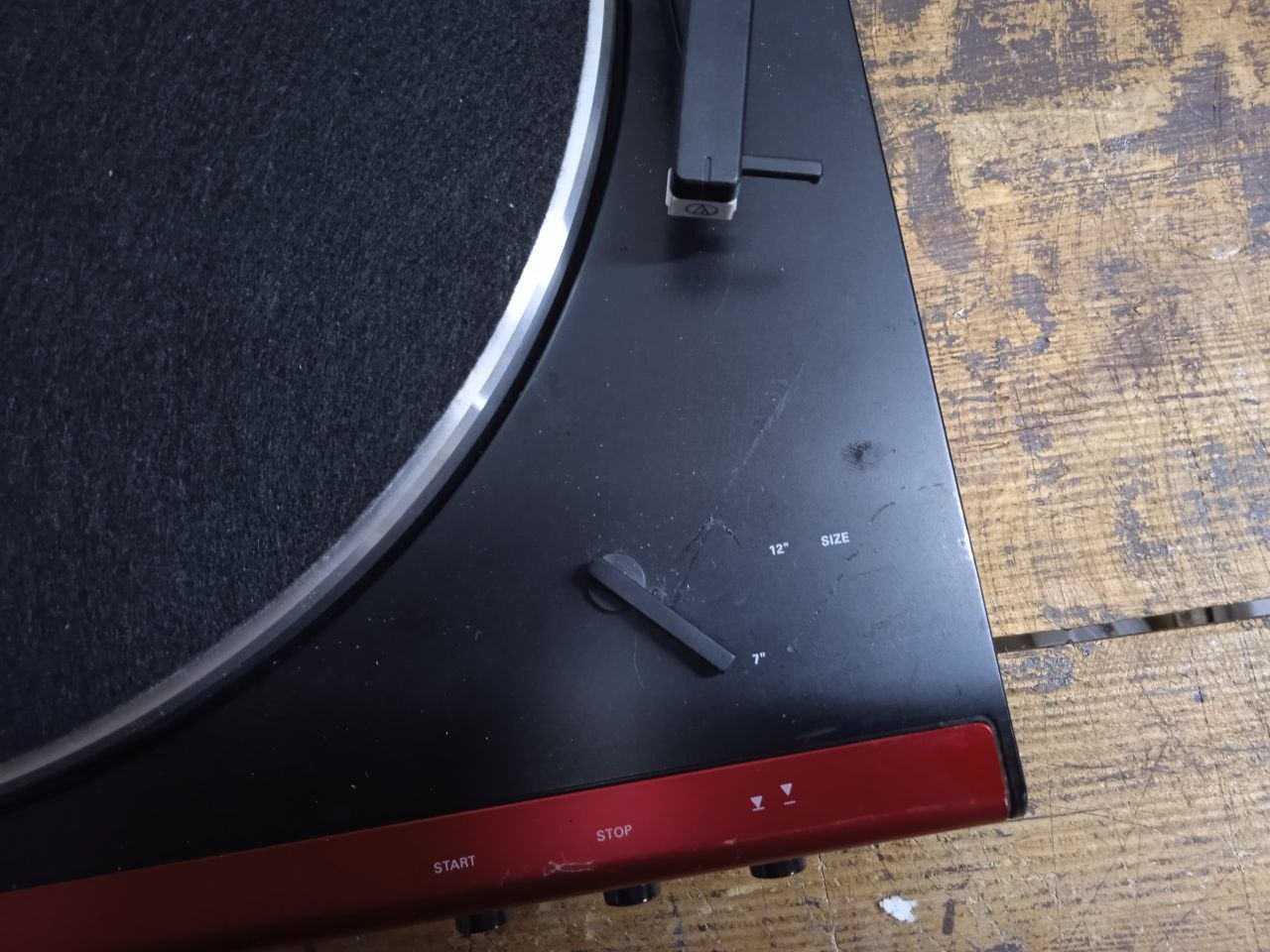 Вініловий програвач Audio-Technica AT-LP60X Red з Bluetooth , автоматичний | Outlet - Зображення 3