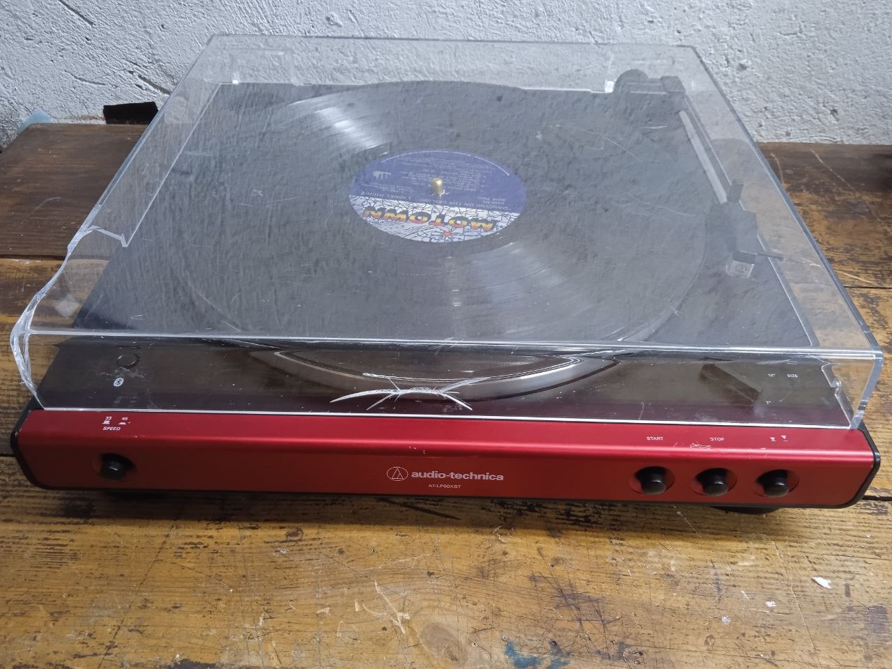 Вініловий програвач Audio-Technica AT-LP60X Red з Bluetooth , автоматичний | Outlet - Зображення 10